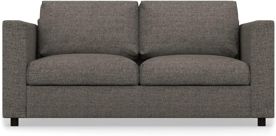 comfortly Sofa Slipcover Replacement Hand Made Compatible with VIMLE 2 Seat Sofa Bed 153cm Mattress - Covers ONLY (Heavy Duty - Stone)