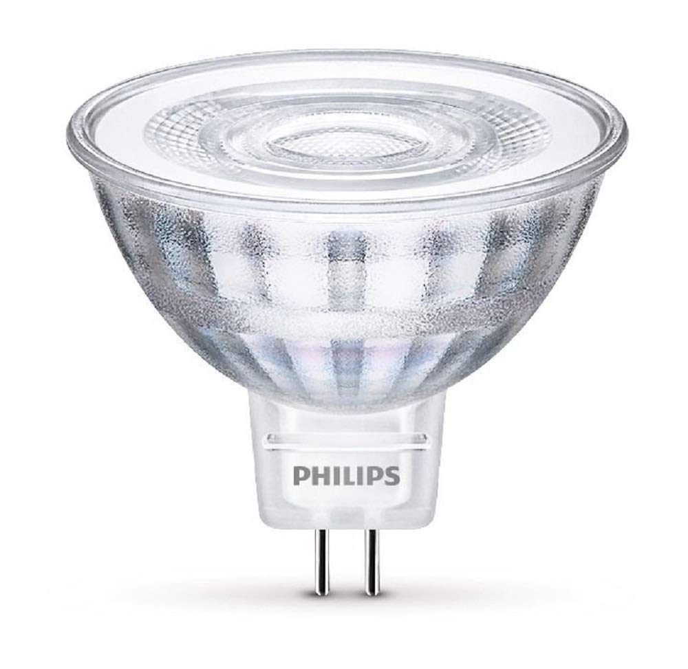 Philips LED Bulb with Daylight Sensor, Plastic, Silber, GU5.3, 5 wattsW [Energy Class G]