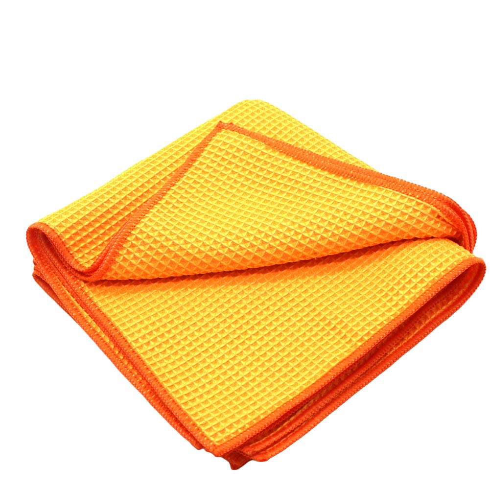 Microfiber Cleaning Towels for Cars 40x30cm Lint-Free Non-Fading Honeycomb Cloth Microfiber Car Dish Cleaning Towel Random Color — view 2