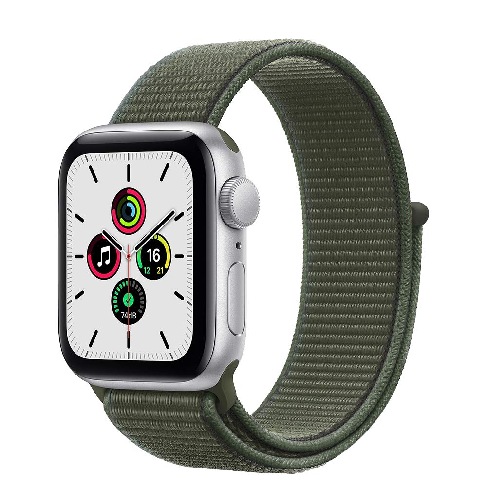 Compatible with Apple Watch Bands 42mm 44mm 45mm 49mm Band, Soft Breathable Comfortable Woven Band for Apple Watch SE and Ultra Series 8 7 6 5 4 3 2 1 (Army Green)
