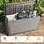 GGYI 70 GallonOutdoor Storage Box,Resin Deck Boxes Waterproof, IndoorOutdoor Bin for Package Delivery, Patio Cushions, Gardening Tools, Lockable, UV Resistant