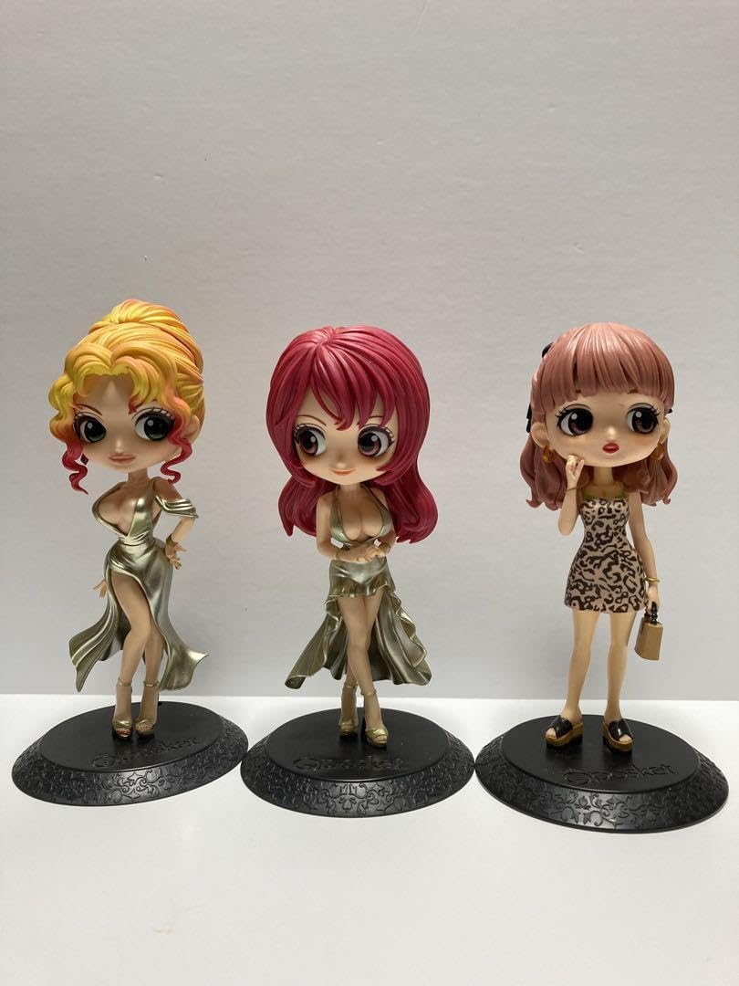 叶姉妹　キューポスケット　フィギュア Amazon.co.jp: 叶姉妹 qposket グリーン ピンク フィギュア