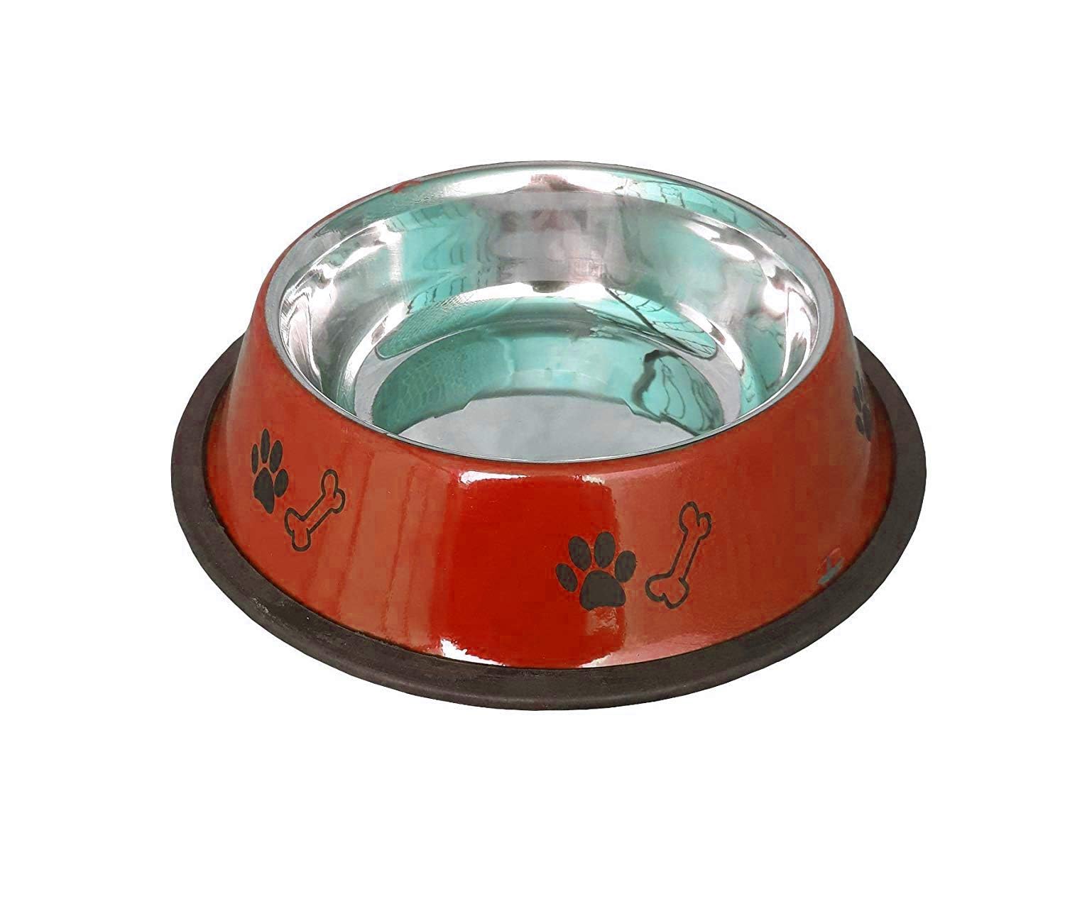 Movson Heavy Dog Bowl | Dog Bowl Big, Dog Bowl Large Size |100% Silicon Bonded Rubber Base Stainless Steel | Dog Food Bowl | Feeding Bowls for Dog, Cats and Pet (B0D14R7G6D) Amazon Price History, Amazon Price Tracker