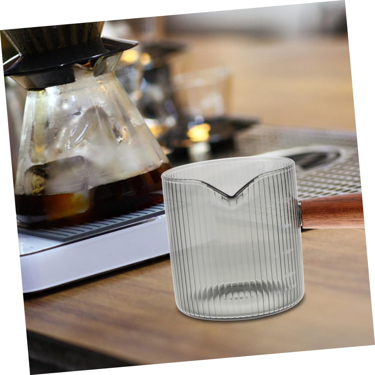 PRETYZOOM 6 Pz Tazza Di Latte Tazzine Da Espresso Contenitore Per La Crema Del Tazza Di Con Design in Scala Bicchiere Da Latte Antiscottatura Tazza Da Multifunzione