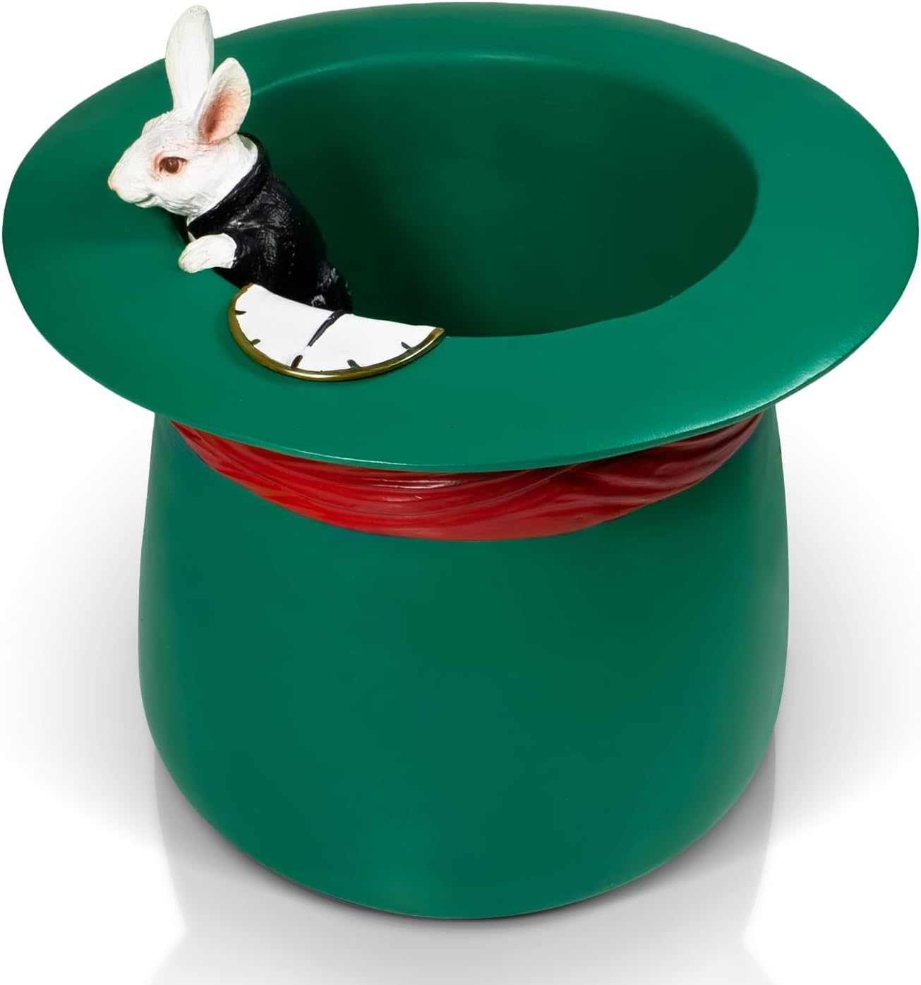 Halloween Candy Bowls Candy Dish For Office Desk Bunny Bowl Key Bowl For Entryway Table Flower Pots For Indoor Plants Alice In Wonderland Decor (Green)