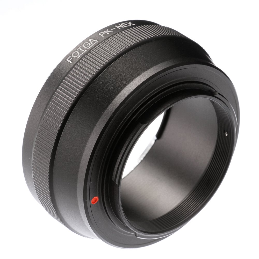 Fotga PK a NEX K obiettivo a E-Mount NEX3 5 N 5R 5 C NEX7 NEX6 anello adattatore per Alpha A7 A7R A7II A7SII A7RII A7III A7RIII A7SIII A9 A6500 A6300 A6000 A5100 A5000 A3500