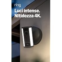 Ring videocamera Pro con faretti cablata (Spotlight Cam Pro, ultimo modello)