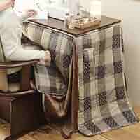 Amazon.co.jp : デスク型 ハイタイプ こたつ 75x50cm 2点セット