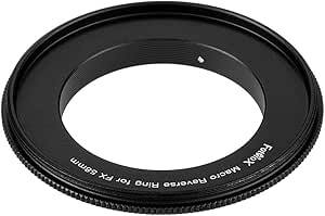 Fotodiox 58mm Filter Thread Macro Reverse Mount Adapter Ring Compatible ...