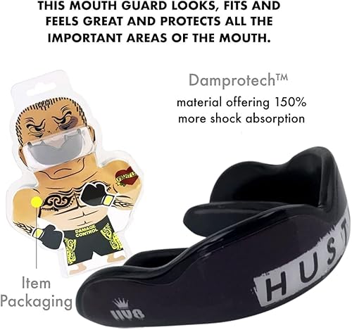 Miniatura 8 de DAMAGE CONTROL - Protector bucal de alto impacto para deportes, boxeo, roller derby, hockey, lacrosse, con gran ajuste y protección contra golpes