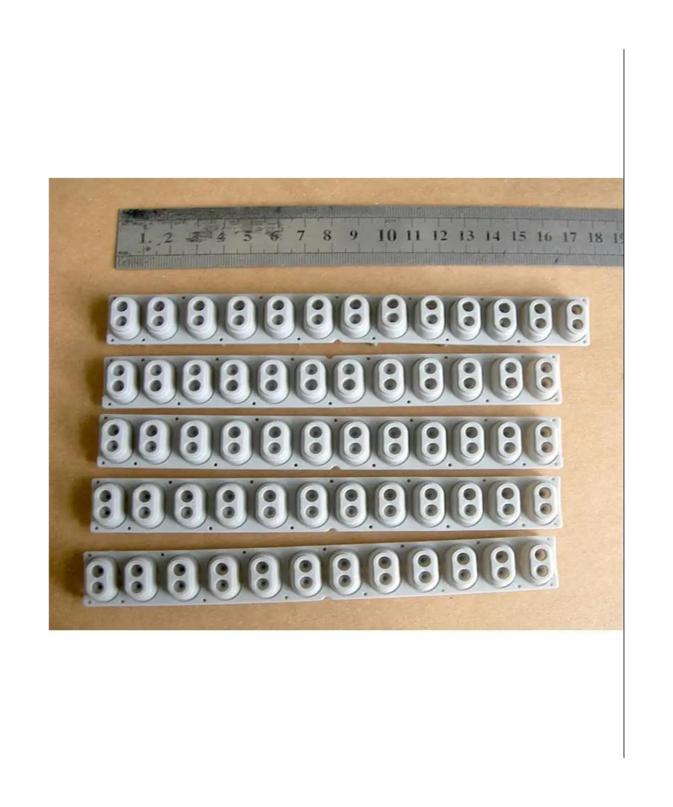 Striscia di gomma for contatto chiave da 5 pezzi, compatibile con Casio | CT-599 799 CTK-7200 5000 7300 WK-500 WK-200