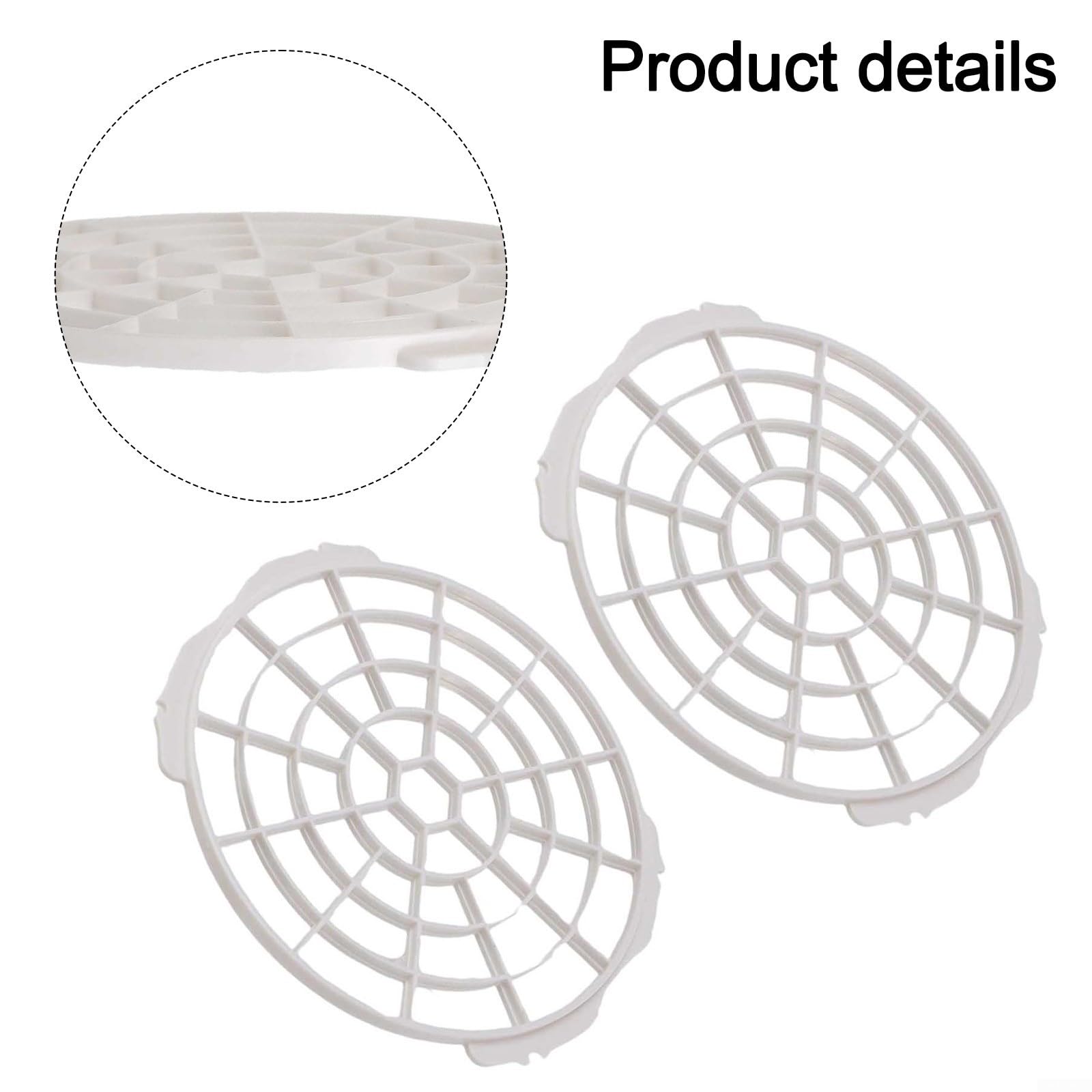2 Staub- und Insektenschutzgitter für 130/150 mm tragbare Klimaanlagen-Abluftkanäle, Filter für Lüftungsschutz (150 mm)