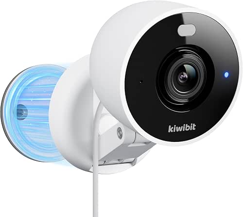 Kiwibit 2K Security Camera Indoor/Outdoor, Magnetic Wired Cameras for Home