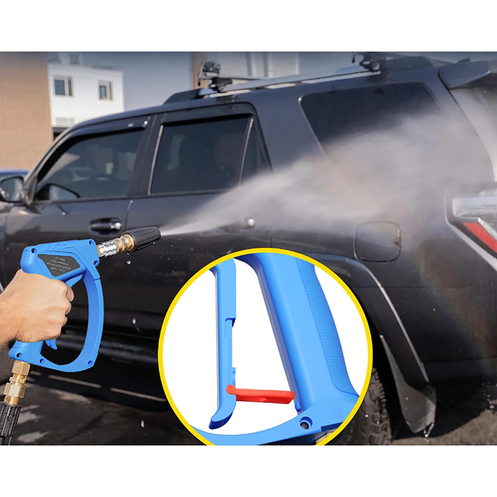 Rondella ad alta pressione Spruzzatore Lance Accessori di ricambio Connettori rapidi Spruzzi regolabili Ugello bacchetta Alta pressione