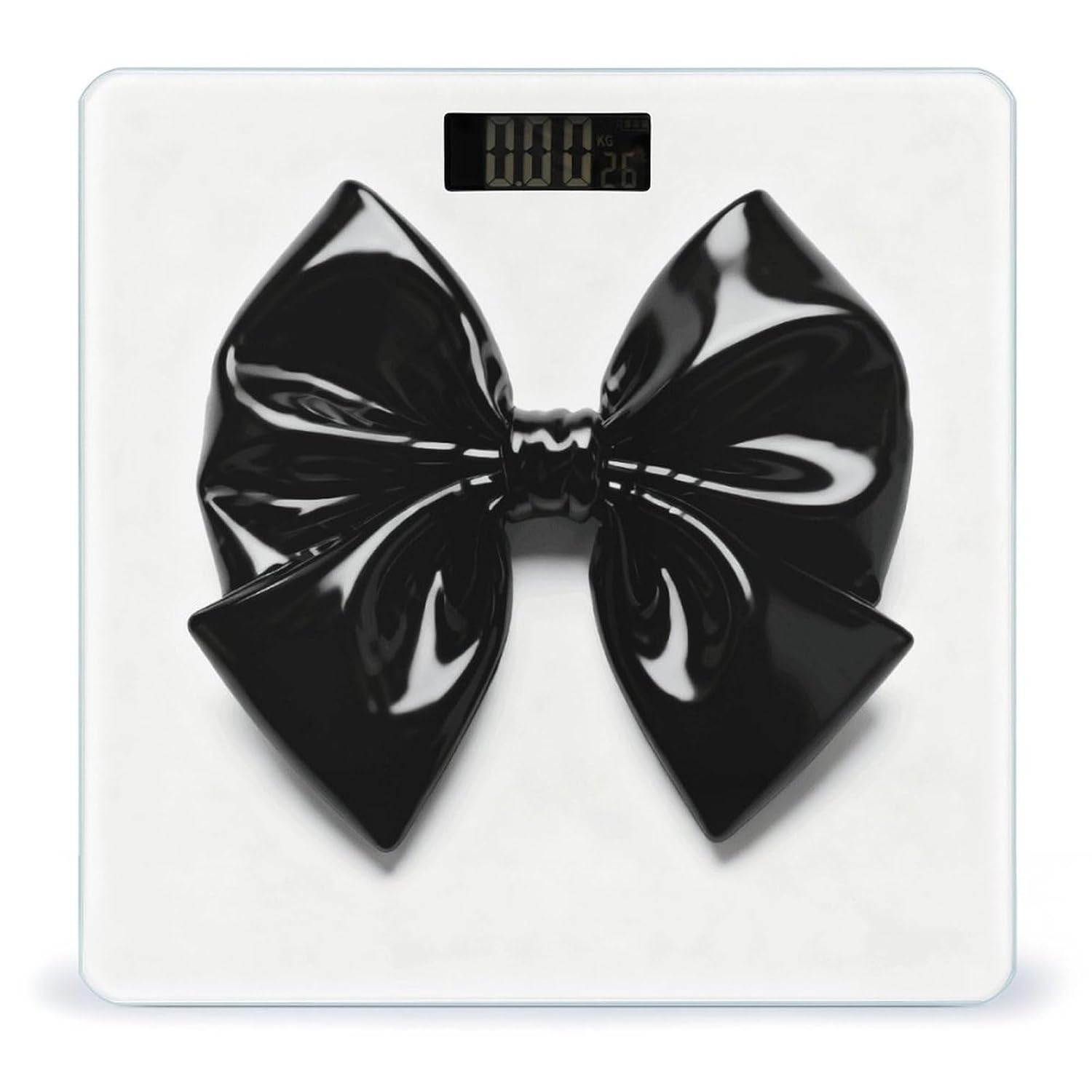 Báscula Digital de Baño Black Bow con Pantalla LCD Retroiluminada