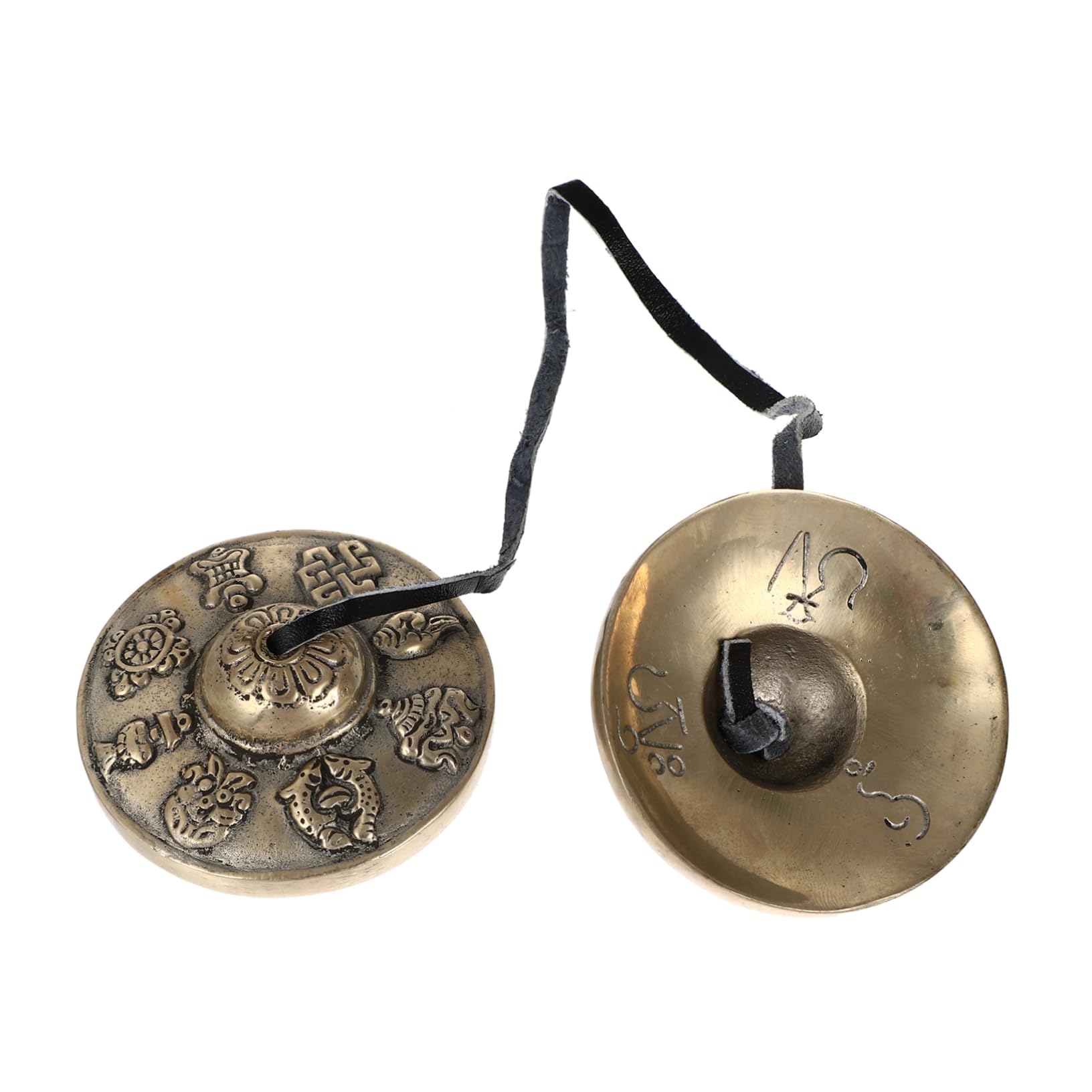 VICASKY Beckenglocke aus Reinem Kupfer Handgefertigt Meditationsglocke Yogaglocke Kupfer Schlaginstrument Perkussionsinstrument für Achtsamkeitsübungen Klangheilung