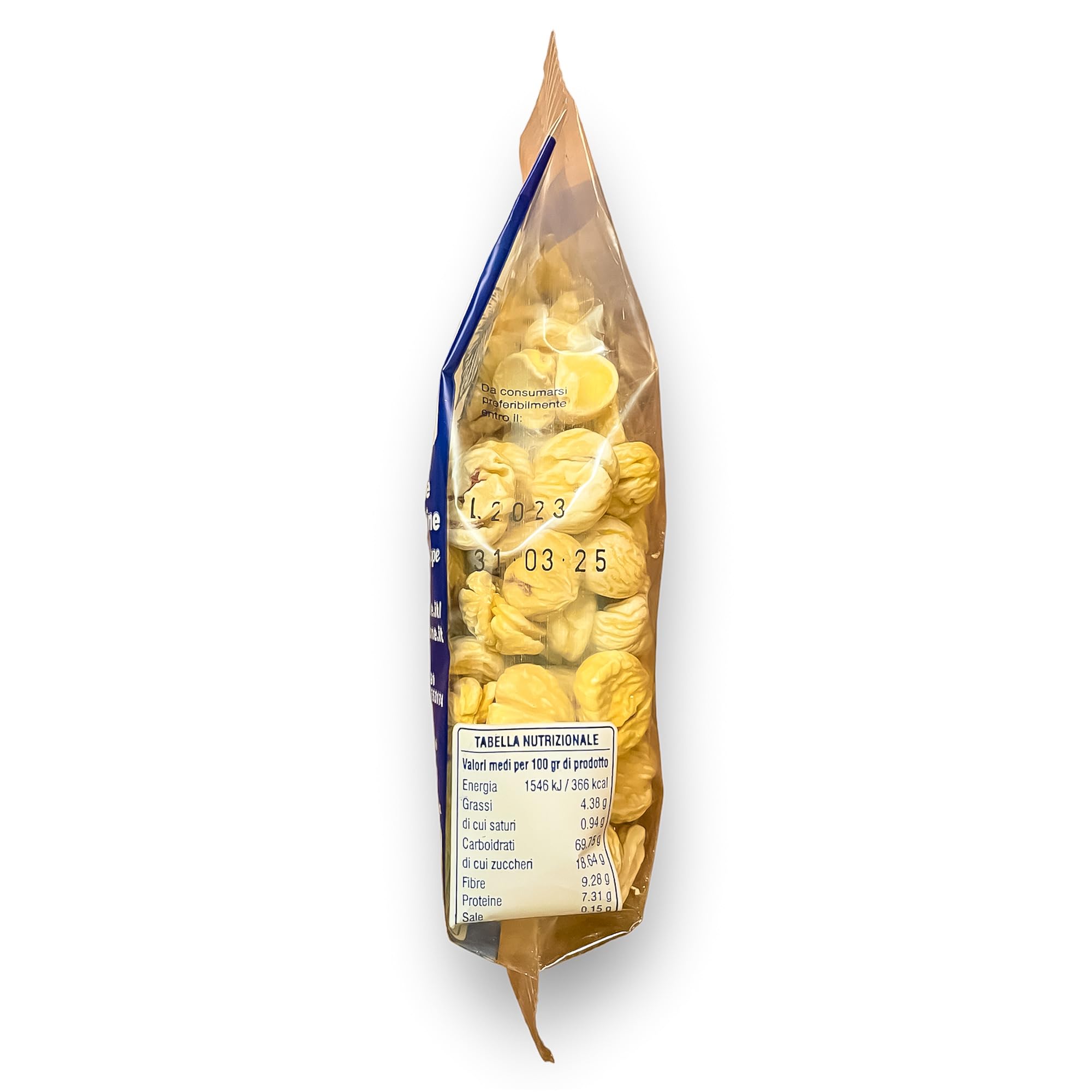 Castañas Secas Garessine Italiano Orgánico (1 Kg - 4 paquetes de 250g)