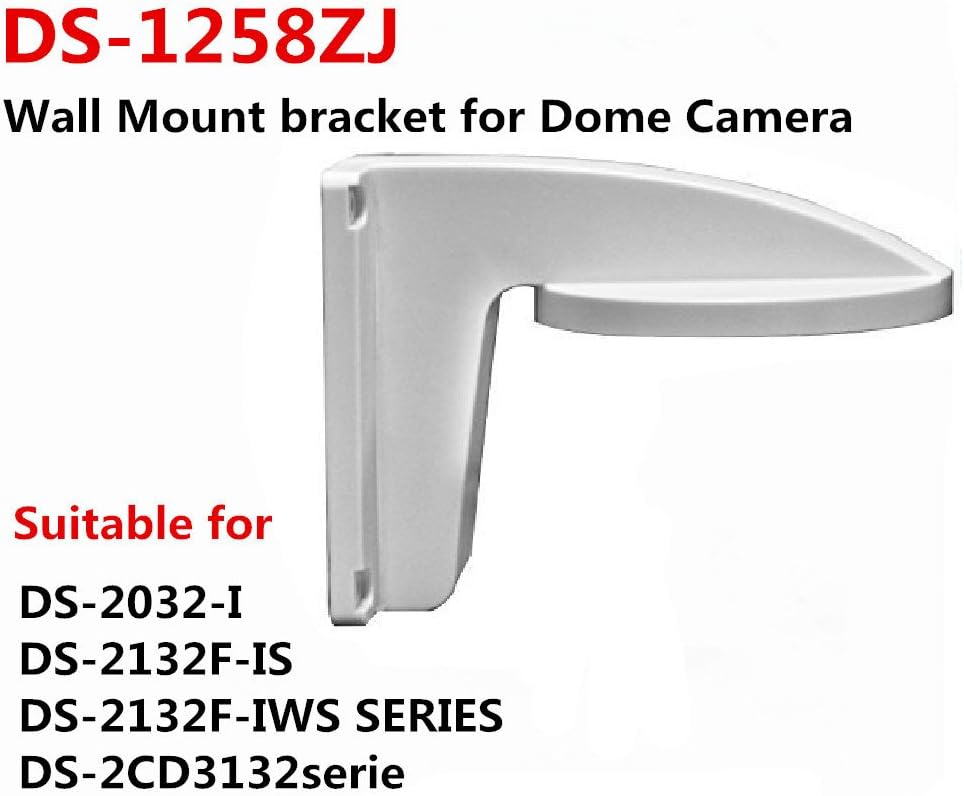 2 PCS DS-1258ZJ Wall Mount Bracket Cctv Accessories for Hikvision IP Dome Camera DS-2CD2132-I DS-2CD2132F-I DS-2CD2132F-IS DS-2CD2135F-I DS-2CD2135F-IS DS-2CD2135-I DS-2CD2112(D)-I DS-2CD3132(D)-I