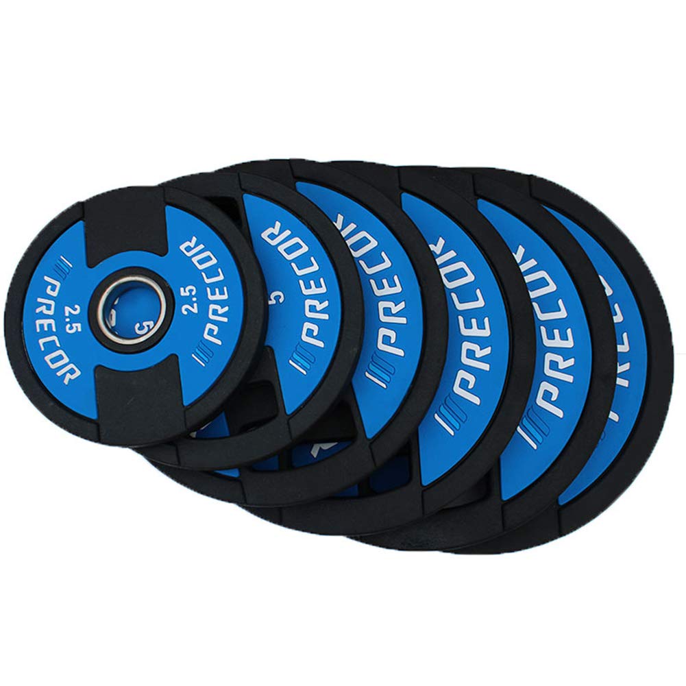 Gimnasio 2 PC Placa de Pesas con Barra Disco de Goma de Hierro Fundido para el Ejercicio de Fuerza Muscular de Levantamiento de Pesas