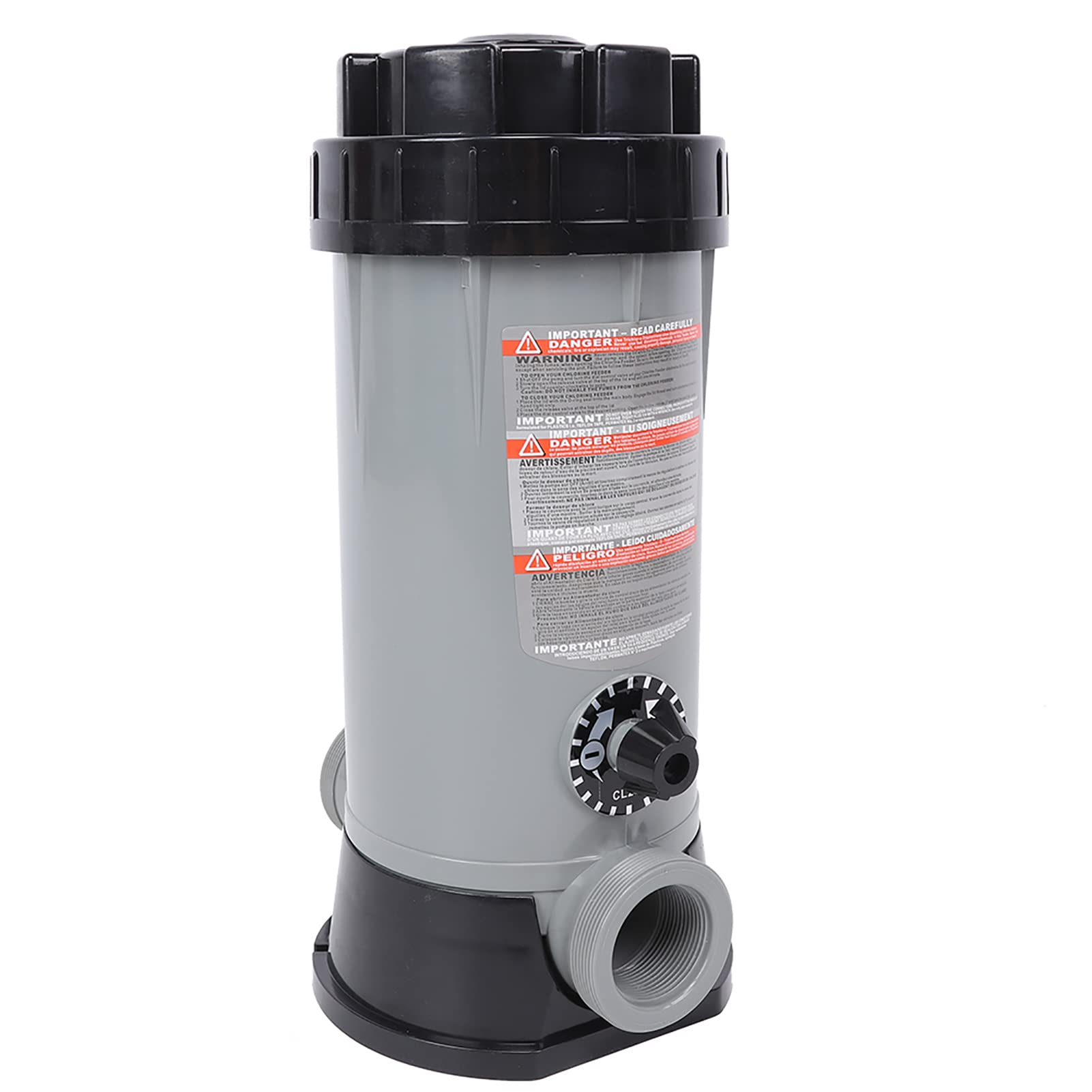 Automatic Feeder, CL-200 Automatic Chemical Feeder Dispenser Chlorinator Swimming Pool Disinfection Equipment