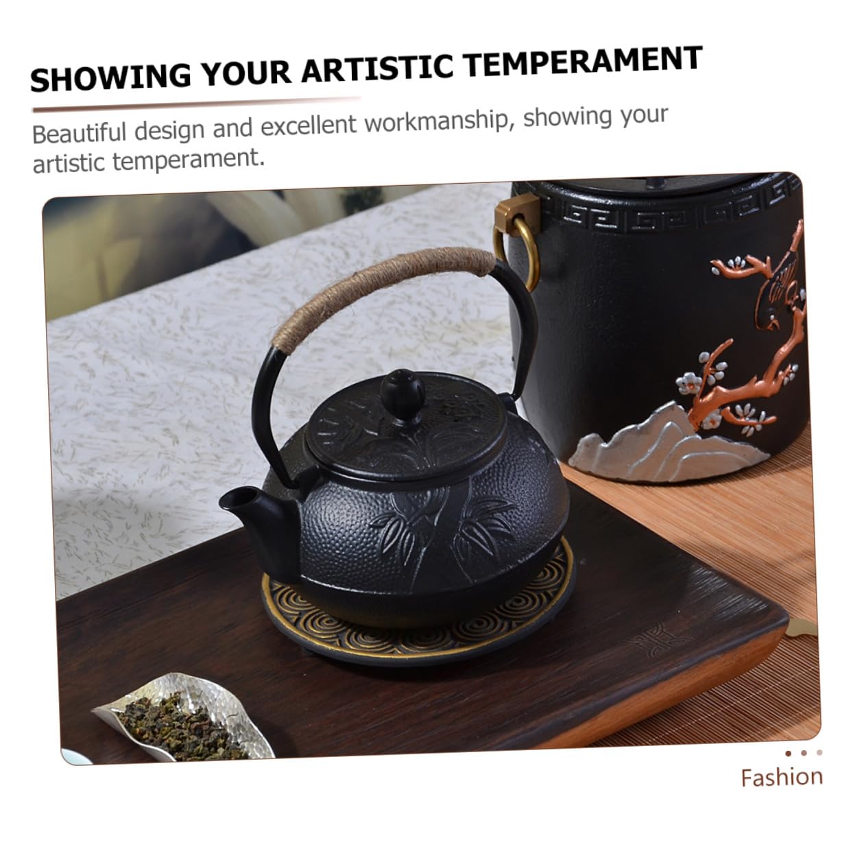 PRETYZOOM Tetera De Hierro Fundido Hervidor De Hierro Para Estufa Hervidor De Agua Delicado Para Cocina Para Té Multifunción