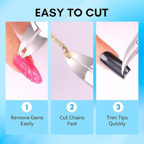 Miniatura 7 de Makartt Cortaúñas de los pies, cortaúñas profesional para uñas gruesas de los pies, juego de cortaúñas 5 en 1, súper afilado, kit de eliminación de