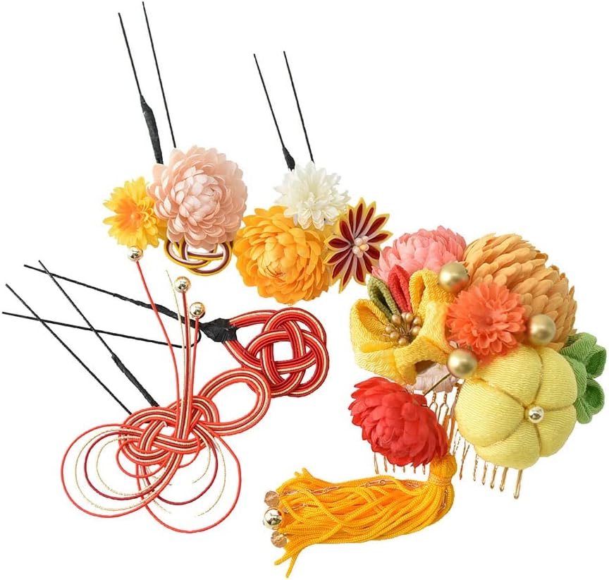 銀杏返し(黒髪、生え際網無しタイプ)中サイズ、中古舞踊かつら、大衆