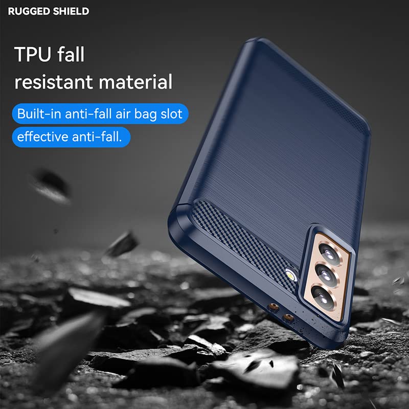 Image of Basic Case for Samsung Galaxy S21 Plus (Carbon Fibre Blue)