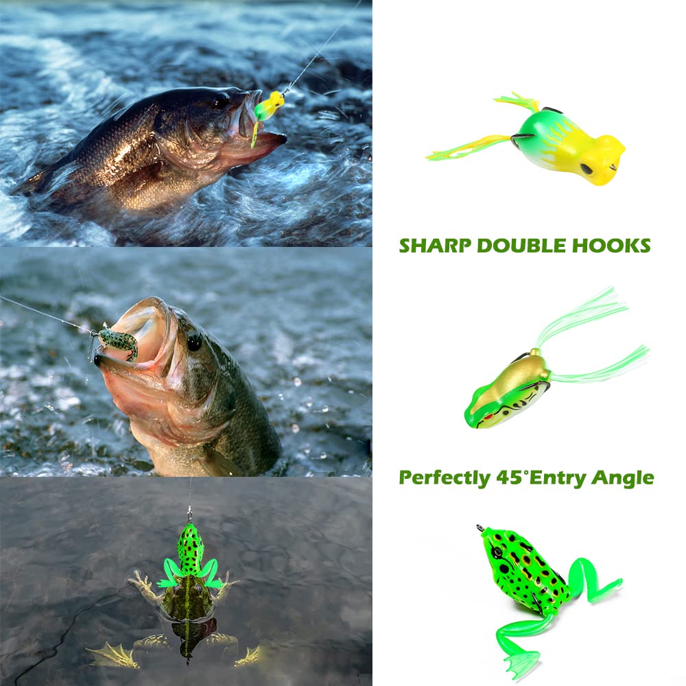 Leurre Grenouille Tête De Serpent Topwater 10cm - Appât Dur Pour Achigan, Mer Et Rivière