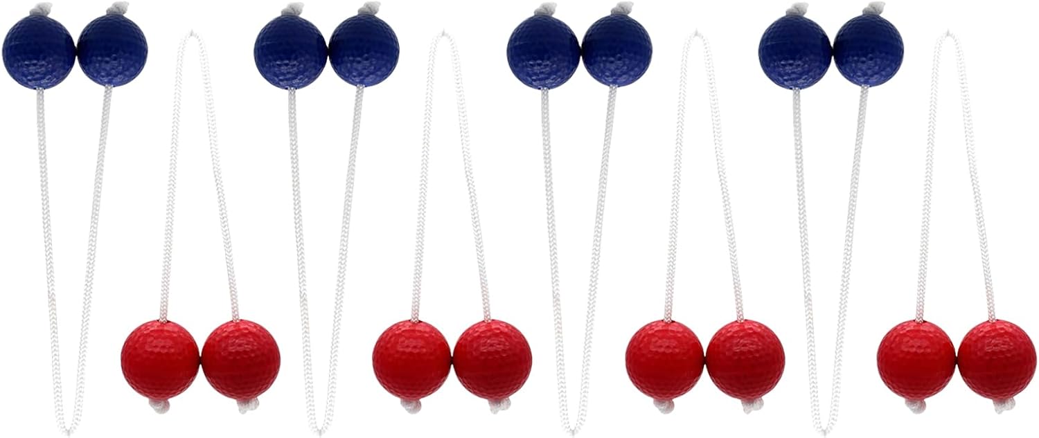 8Pcs Golfs Tossing Ball Replacement Outdoor Lawns Yard Golfs Throwing Ball Hard Golfs Training Ball for Ladders