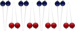 8pcs Césped Aire Libre Golfs Lanzando Bolas Reemplazo Pelota Bola Juego Juegos Campos Duros Para Juego Del Patio Trasero