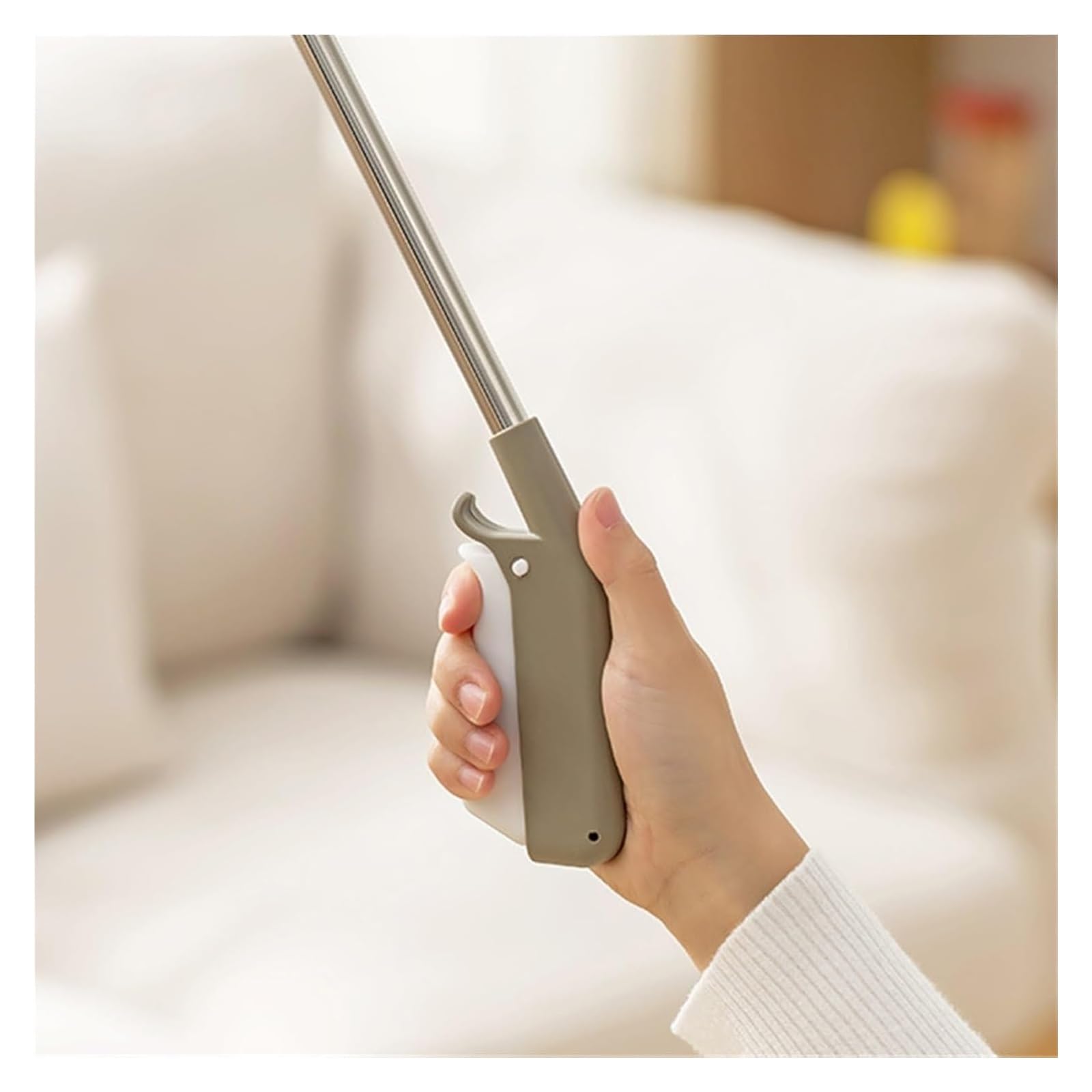 KEuLen Pinzas Extensibles Larga, Pinza Larga, Herramientas de Alcance con Pinza de Recogida, Pinza de Brazo extendido, Pinza de Alcance, recogedor(77.5cm)