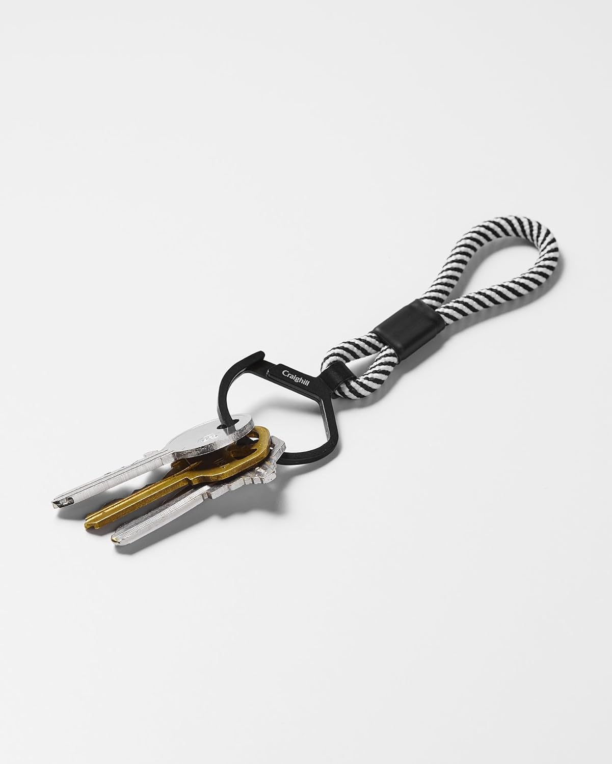 Craighill Rope Split Ring - Durable Split Ring Keychain for Car Keys, House Keys & Accessories,