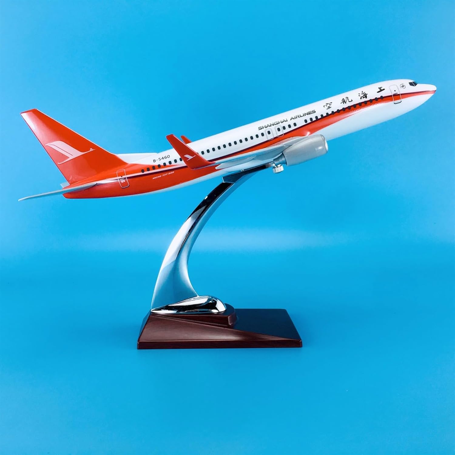 飛行機の模型をコピー 1:130 30 センチメートル飛行機航空機ボーイング B737-800 上海航空合金ダイカスト飛行機モデル