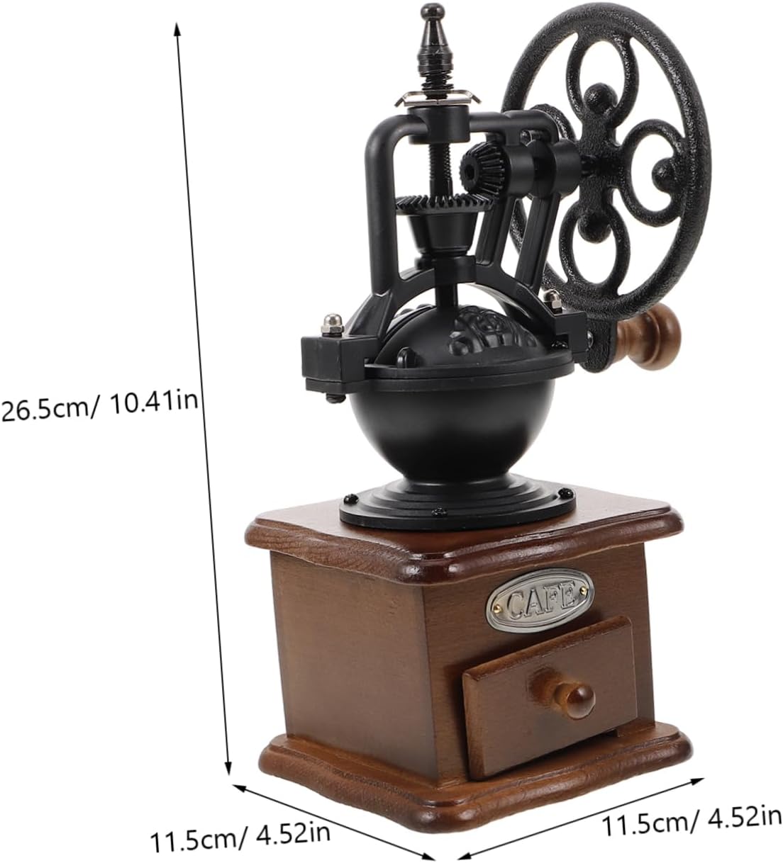 Manual Hand Coffee Grinder Vintage Style Hand Crank Coffee Maker for Home Use