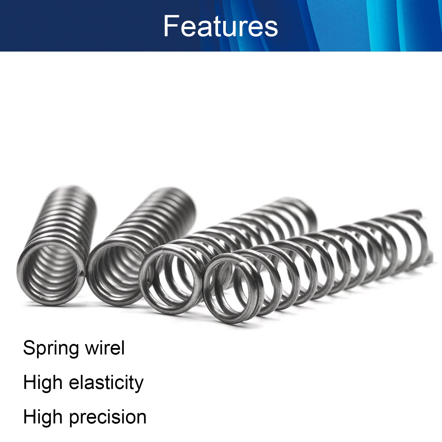 Small Compression Springs Assortment 20-Piece Stainless Steel Micro ...