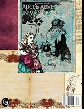 Alice In Wonderland Junk Journal: Vintage Ephemera Kit