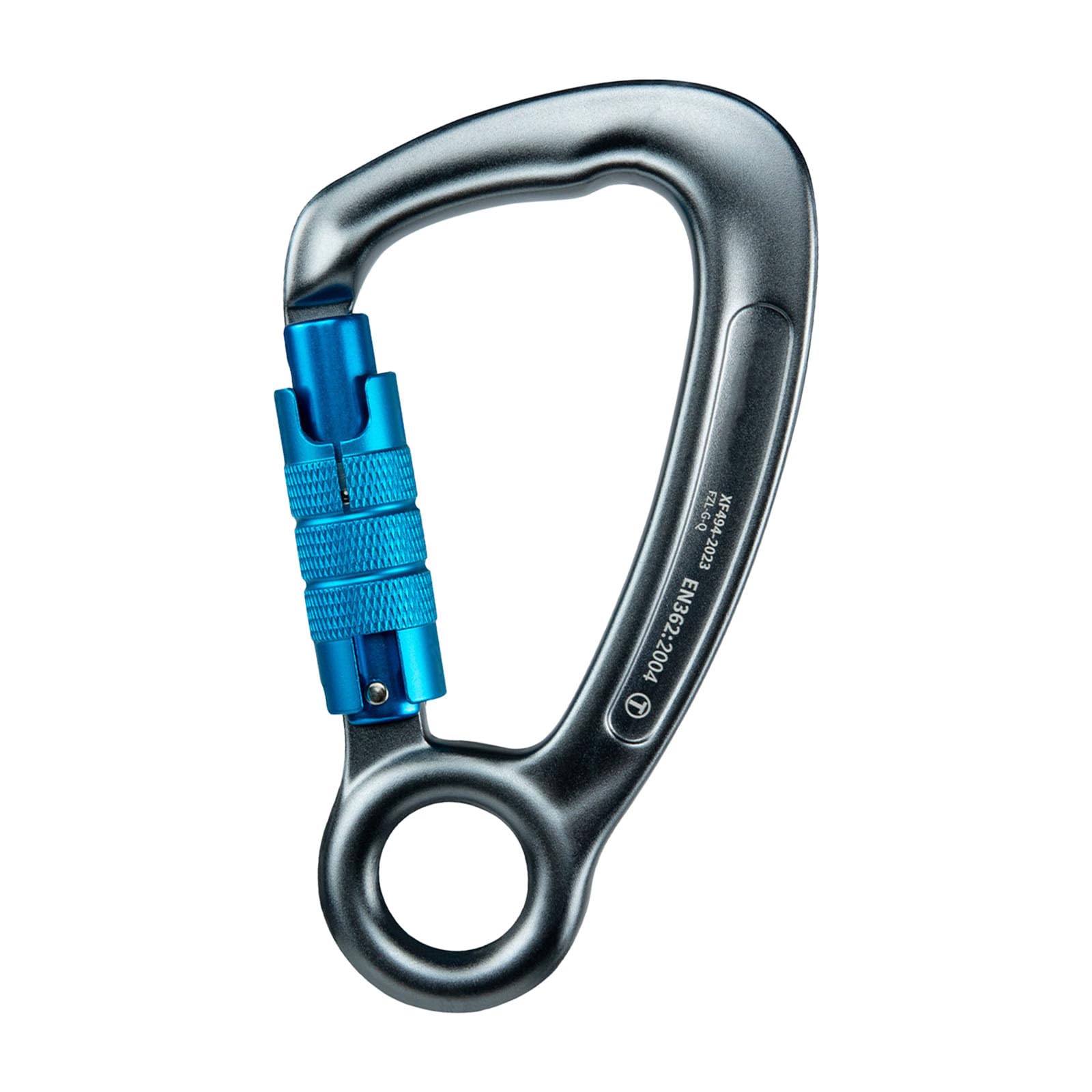 Mehrzweck-Karabiner, D-Form, Kletterzubehör, Kugellager-Karabinerschnallen für Wandern, Camping und industrielle ergonomische Kletterhaken