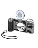 【for iPhone 17 Pro Max Only】 TELESIN Master Grip Kit, Magnetic Phone Camera Grip with C03 Selfie Light+ UV Filters, Creator Kit Built 3200mAh Battery Wireless Charging - Cooling Graphene Case