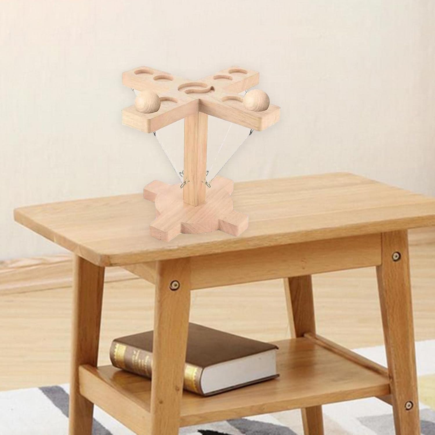 Handcrafted Wooden Toss Hooks Interactive Game for Adults | Addicting Fun at Home or in Bars | Fast-Paced Fun for Tailgates and Camping