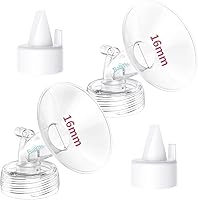 Vista 24 de Juego de válvulas de brida y pico de pato de 0.591 in compatible con Spectra S1 S2 9 Plus, piezas de repuesto de extractor de leche de boca ancha