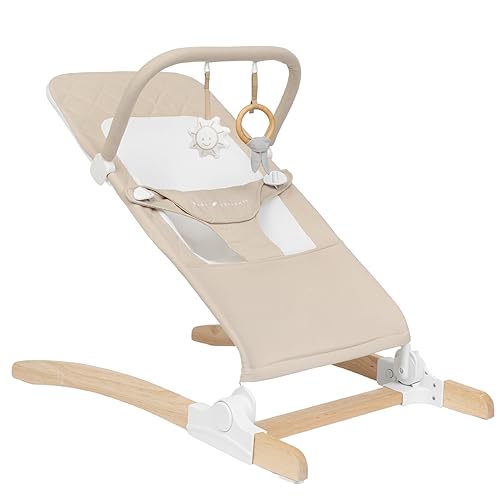 Miniatura 10 de Mecedora portátil para bebé Baby Delight Alpine Deluxe | Para bebés | 0-6 meses | Tela 100 % de algodón orgánico certificado por la Norma Mundial