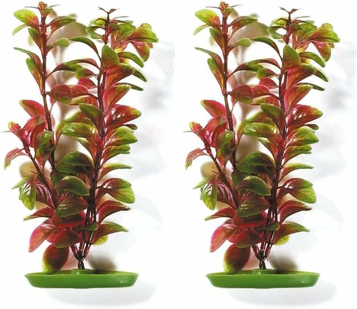 Marina Aquascaper Ludwigia Plant, 15-Inch, Red (Pack of 2)