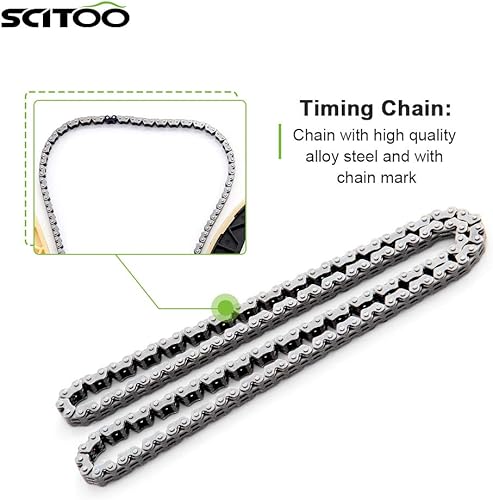 Miniatura 6 de SCITOO Kit de cadena de distribución para Honda Civic 1.8L TK246 2006-2009