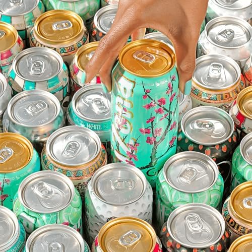 AriZona Green Tea with Ginseng and Honey - Big Can, 22 Fl Oz (Pack of 12) - 4