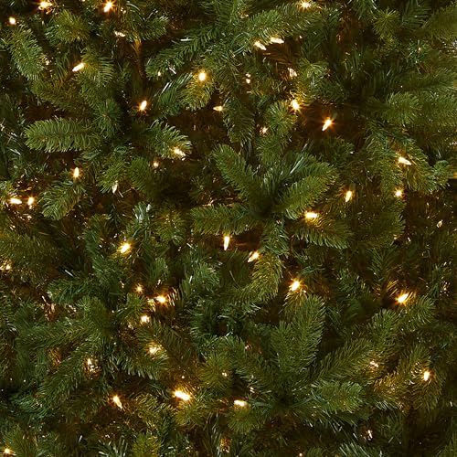 National Tree Company PEDD1-D12-75 Pre-Lit 'Feel Real' Artificial Full Downswept Christmas Tree thumb #1