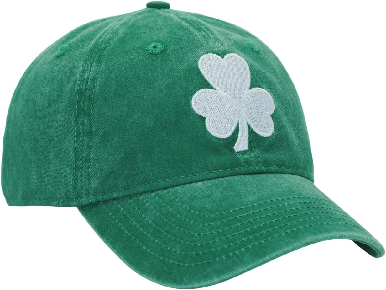 St Patricks Day Clover Hat Fits One Size&XXL - Ireland Men Women Shamrock Baseball Cap - Gifts for Dad Mom Grandpa Grandma - Image 3