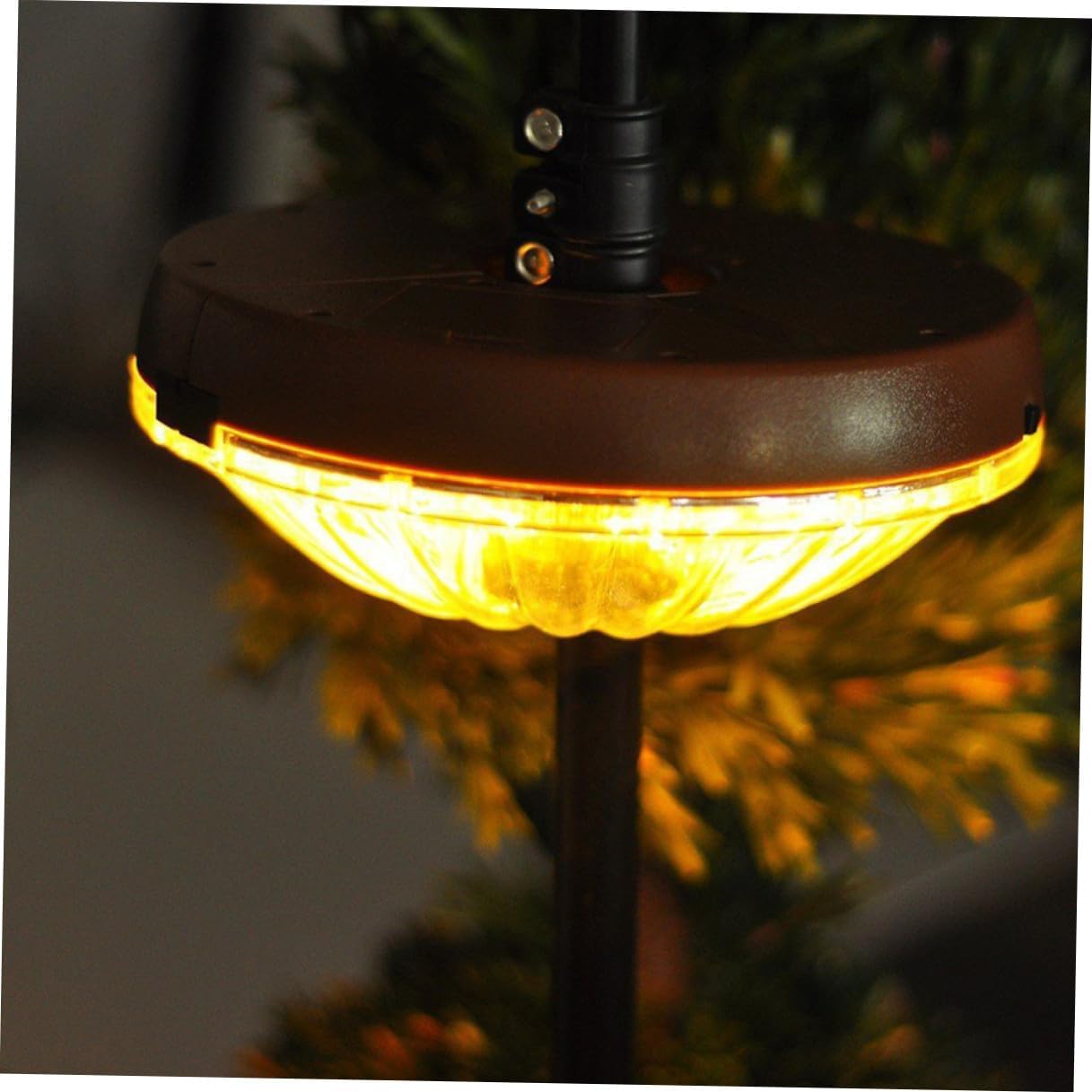 LED Portable Outdoor Umbrella Pole Light Warm White Lumens Cordless Tent Lamp for Camping and Emergency Use Detachable PVC Patio Lighting