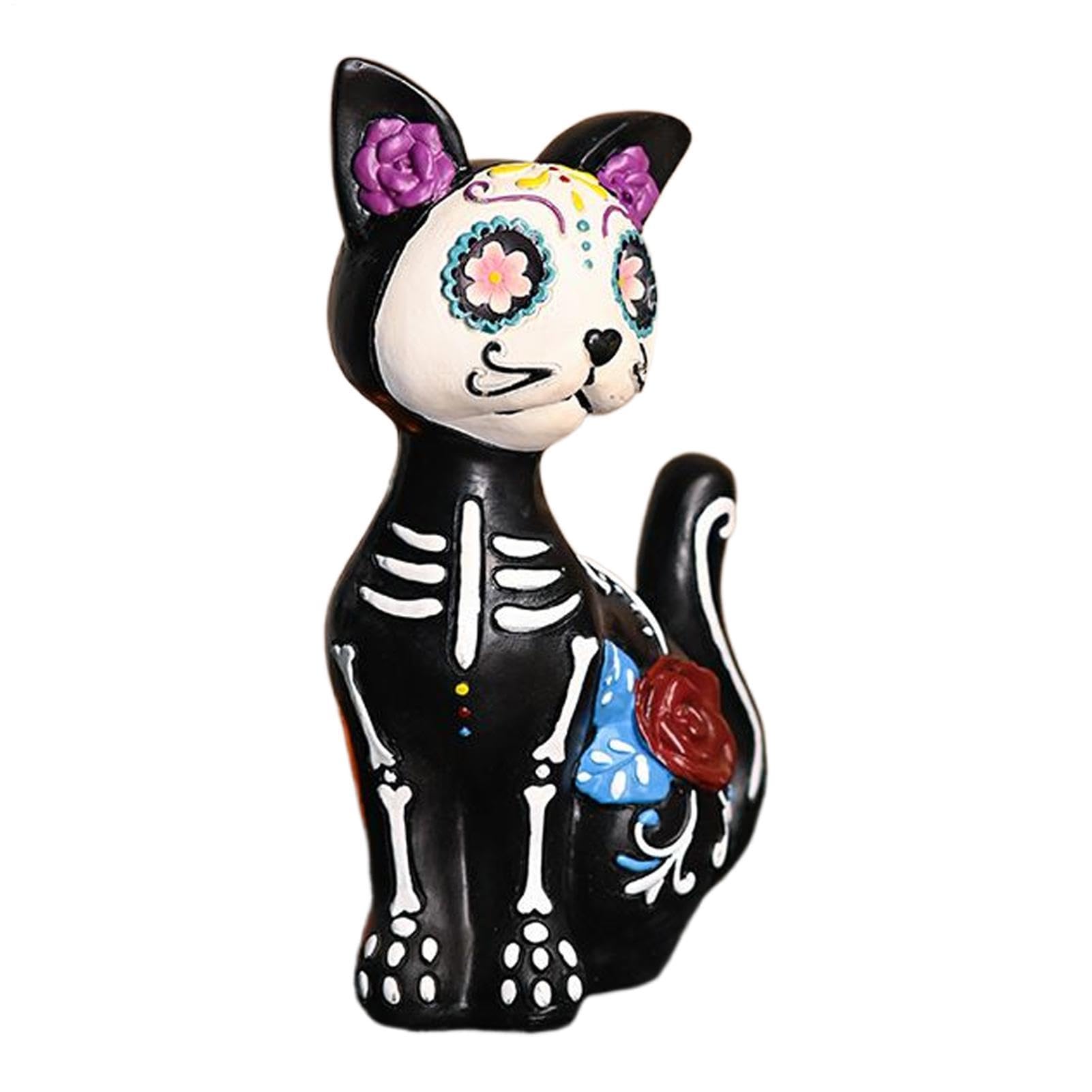 Halloweenowe figurki straszne gotyckie dekoracje na Halloween z żywicy