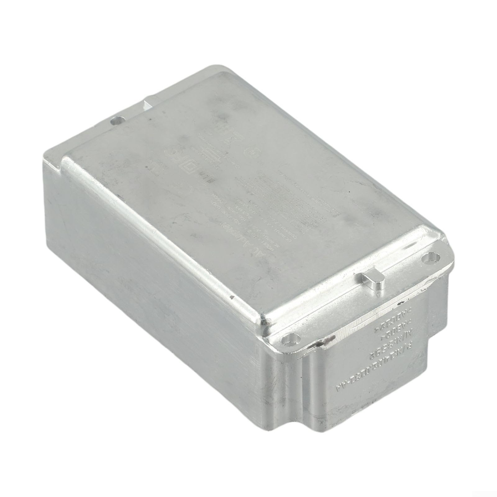 Port de charge intégré en métal compatible avec la trottinette électrique Ninebot Max, prise de rechange argentée pour réparation de chargeur, accessoire de montage 117 x 71 x 43 mm